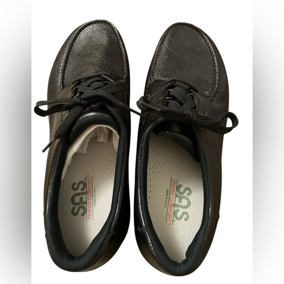 SAS “Bout Time” Black Men's Comfort Shoes - Picture 4 of 7